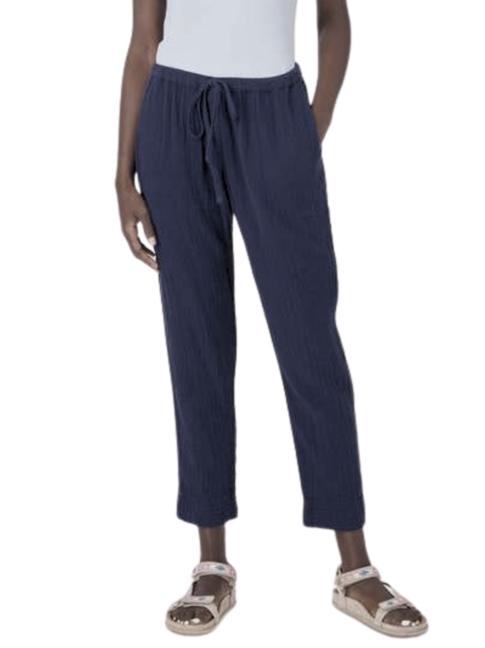 Xirena Navy Jordyn Gauzy Resortwear Beach Lightweight Tie Waist Pant Size XS - Picture 12 of 12